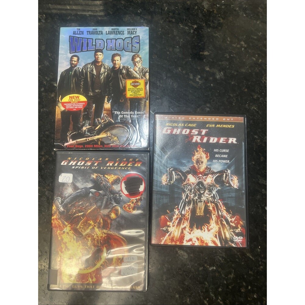 Ghost Rider/ Wild Hog Motorcycle Movies 3